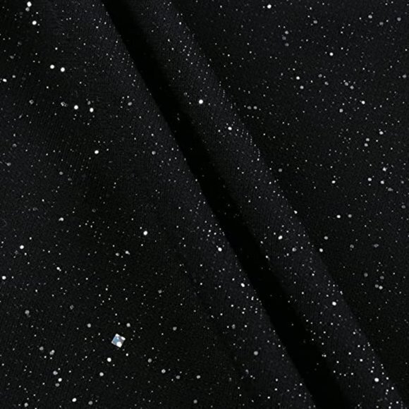 PARTY Glittering Black‎ Bodycon One Shoulder Slim Fit Midi Dress Size L RefI003 - Picture 14 of 15